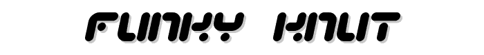 Funky Knut font